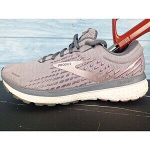 Brooks Ghost 13 Women's Running Shoes Purple Gray Sz 8